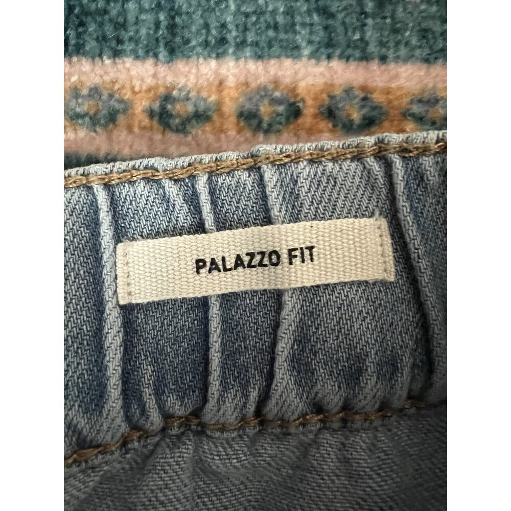 JUDY BLUE Light Palazzo Fit High Waist Featherweight Drawstring Jeans 14W NWT - Picture 10 of 16